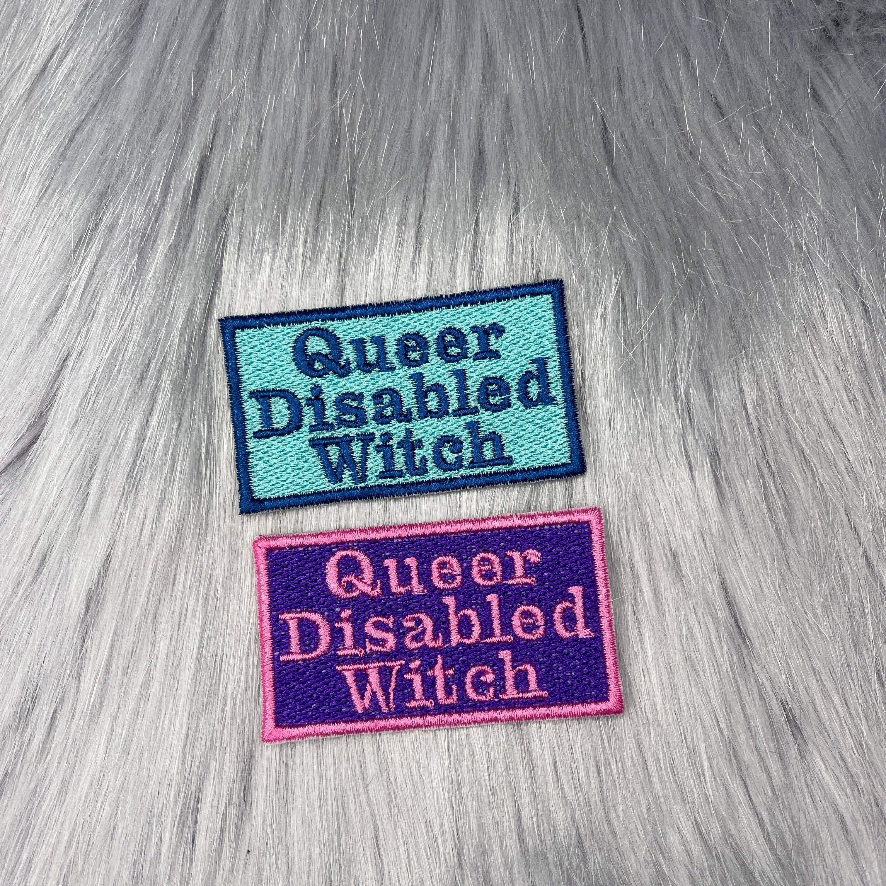 Troublesome Heart – wholesale Patch – Queer Disabled Witch Embroidered Patch1