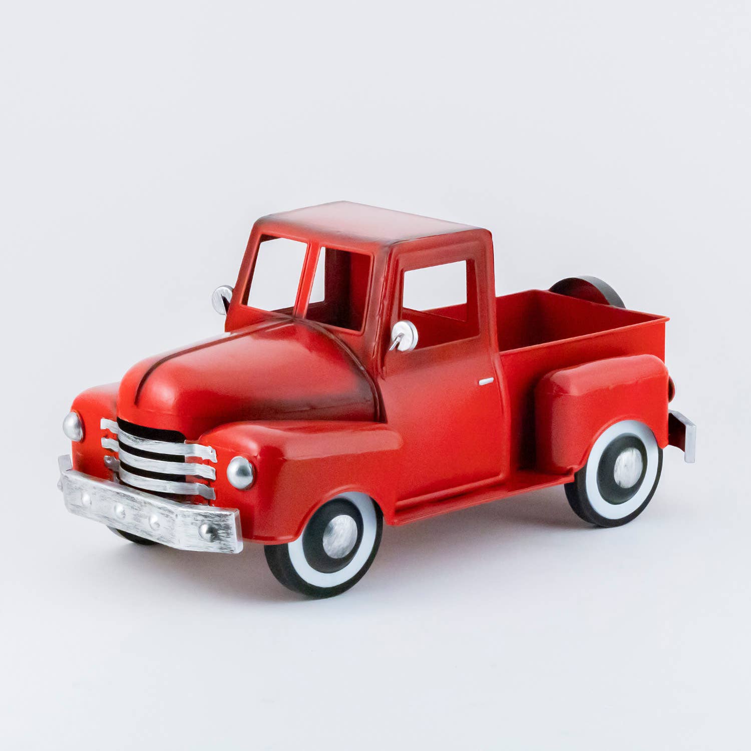 Zaer Ltd. International - Wholesale Christmas Decoration - Multi-Seasonal Iron Pickup Truck Glossy Red9