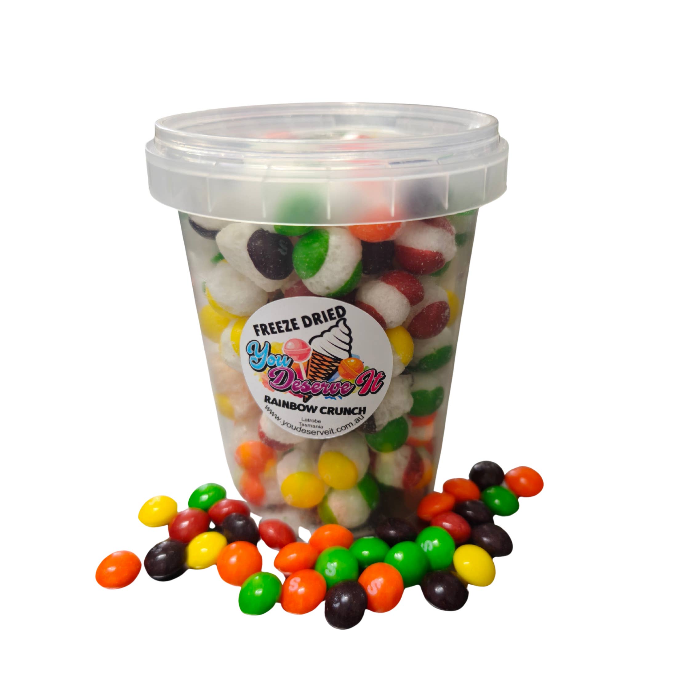 You Deserve It - Wholesale Boiled sweets - Rainbow Crunch Cup