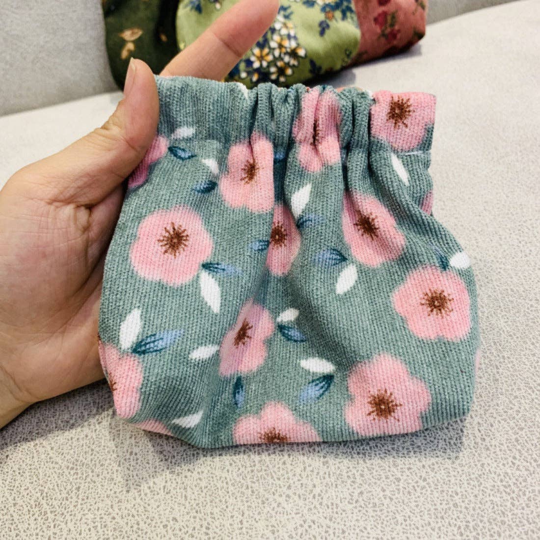 Funkyrel® Atzbranding Limited - Wholesale Coin Purse - Women's - Cosbai - Vintage Corduroy Printed Portable Coin Purse1