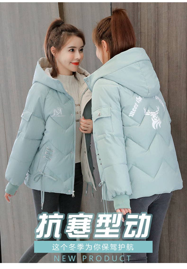 Marayn - Wholesale Puffer Jacket - Women's - Chic 2025 Winter Puffer Jacket Korean Style Warm Loose #213