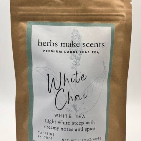 Herbs Make Scents - Wholesale Loose Tea - White Chai White Tea, Organic0