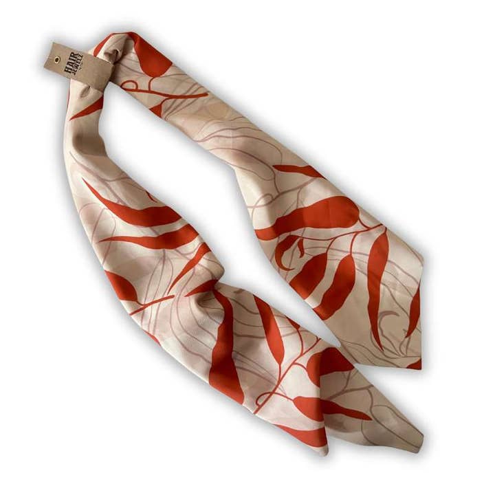 Écharpe à cheveux « Cognac Leaf » pour la vente par Hairjewelz by Elle
