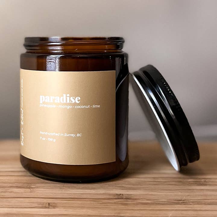 Paradise | candela di soia per la vendita all'ingrosso da parte di Rest + Ritual