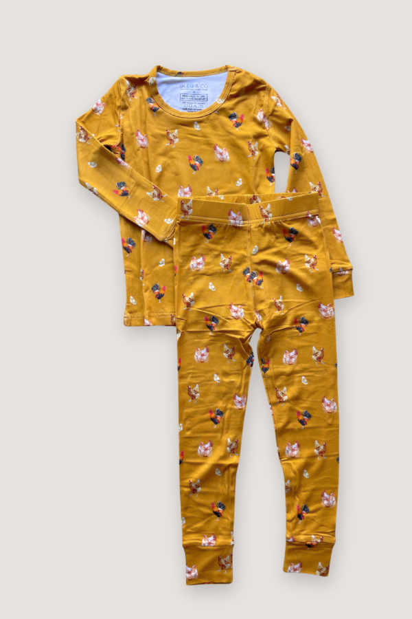 Bleu & Co - Wholesale Lounge Set - Kids - Convertible Two-Way Ruffled Zipper One Piece | Chickens2