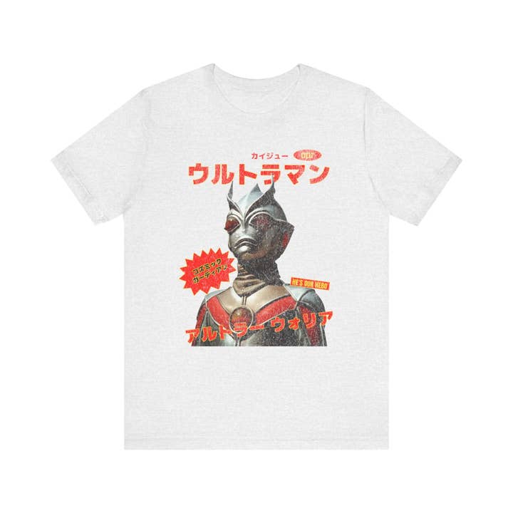 KILLER RETRO - Wholesale Screen Printed T-Shirt - Unisex - Vintage 70's Ultraman Kaiju Retro Graphic Tee.2