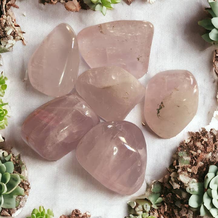 Magic Moon - Wholesale Spiritual Stone/Crystal - Tumbled Rose Quartz Mineral1