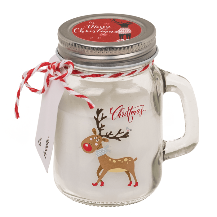 Out of the blue KG - Venta al por mayor Velas en tarros - Vela en tarro de cristal, motivos navideños,1