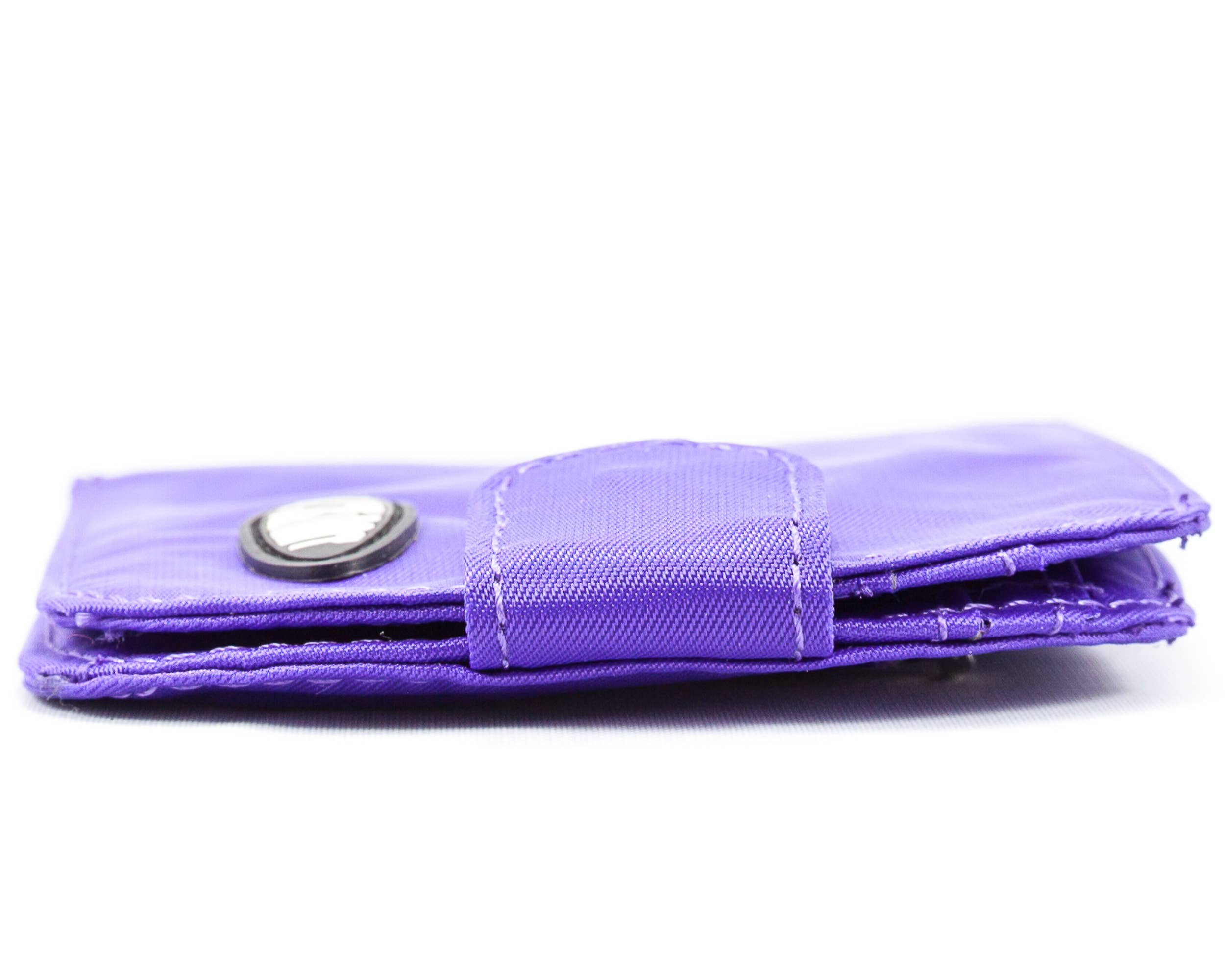 Big Skinny Wallets - Wholesale Wallet - Unisex - RFID Blocking Taxicat Bifold Wallet - Purple3