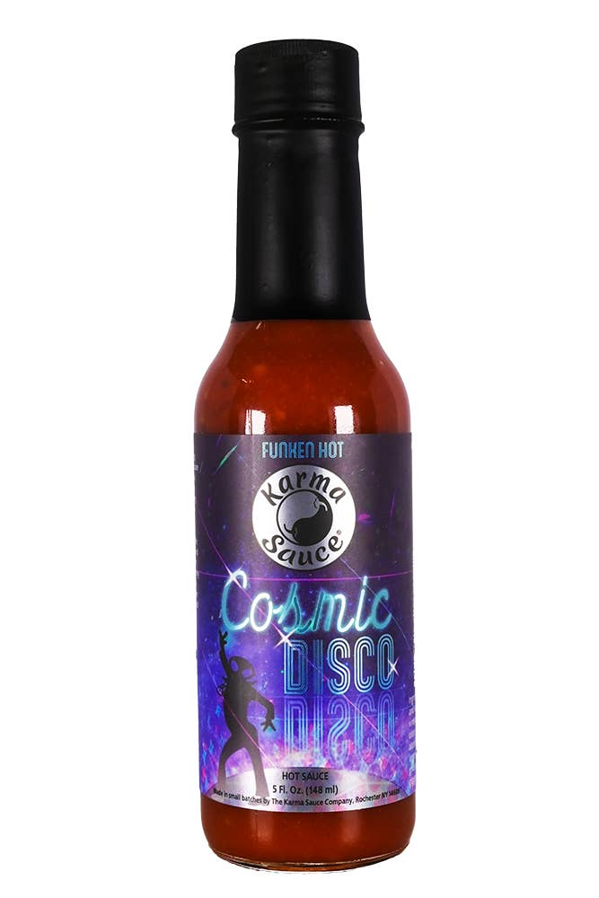 Karma Sauce – wholesale Stark sås – Cosmic Disco – Som sett i Hot Ones säsong 19!