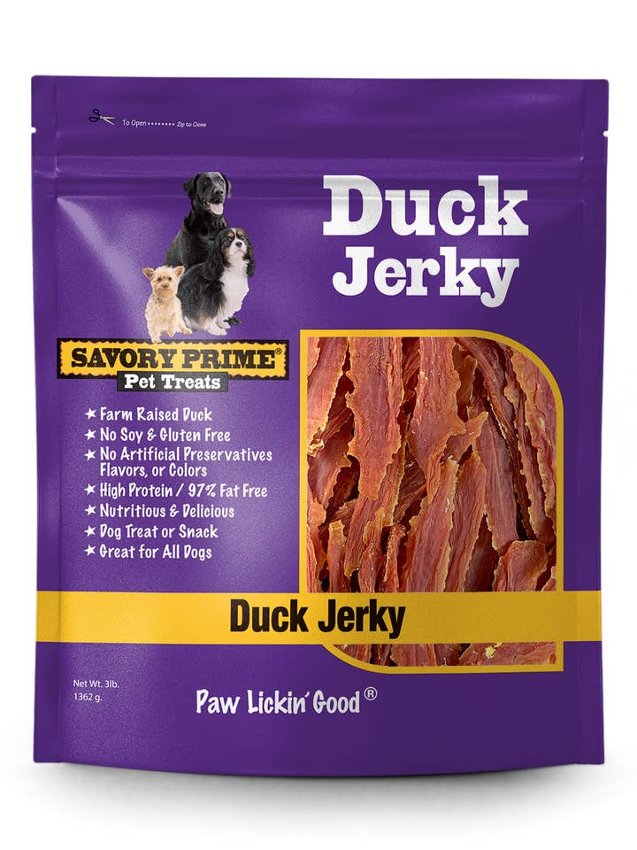 Natürlicher Enten-Jerky 48 oz. für den Großhandel von Savory Prime