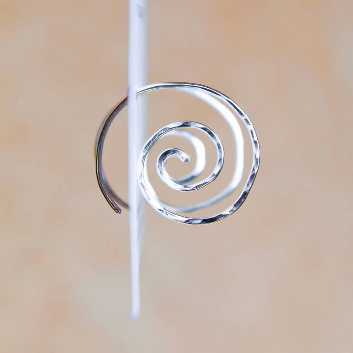 Dazed and Topazed - Wholesale Hoop Earrings - Spiral Hoop Earrings2