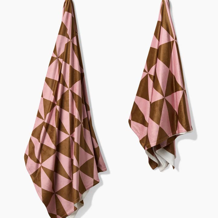 Geometry - Wholesale Throw Blanket - Bronze Butter Blanket