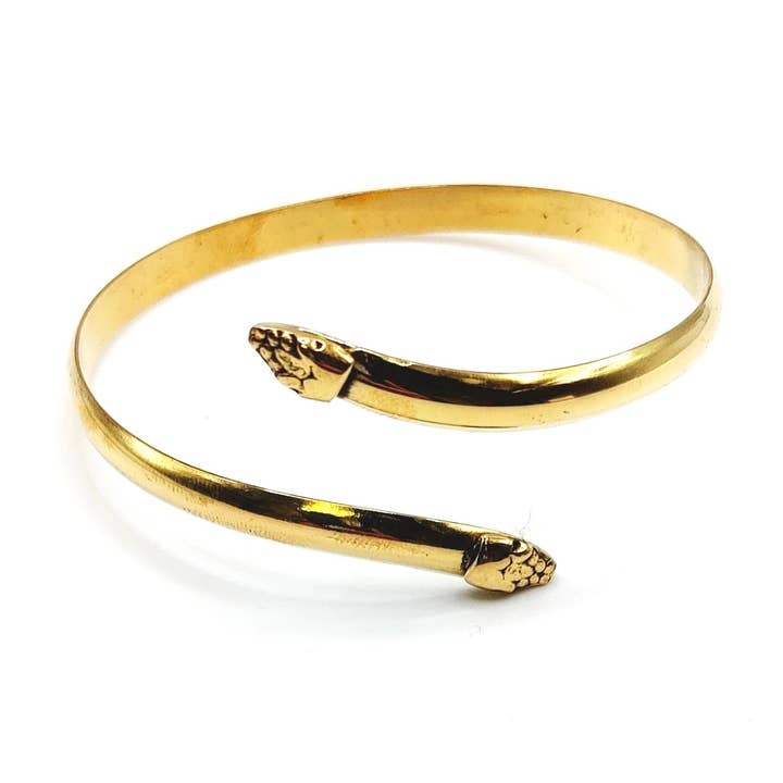 Egyptiske slange Semi Cuff Wrap armbånd for engroshandel hos MINU Jewels