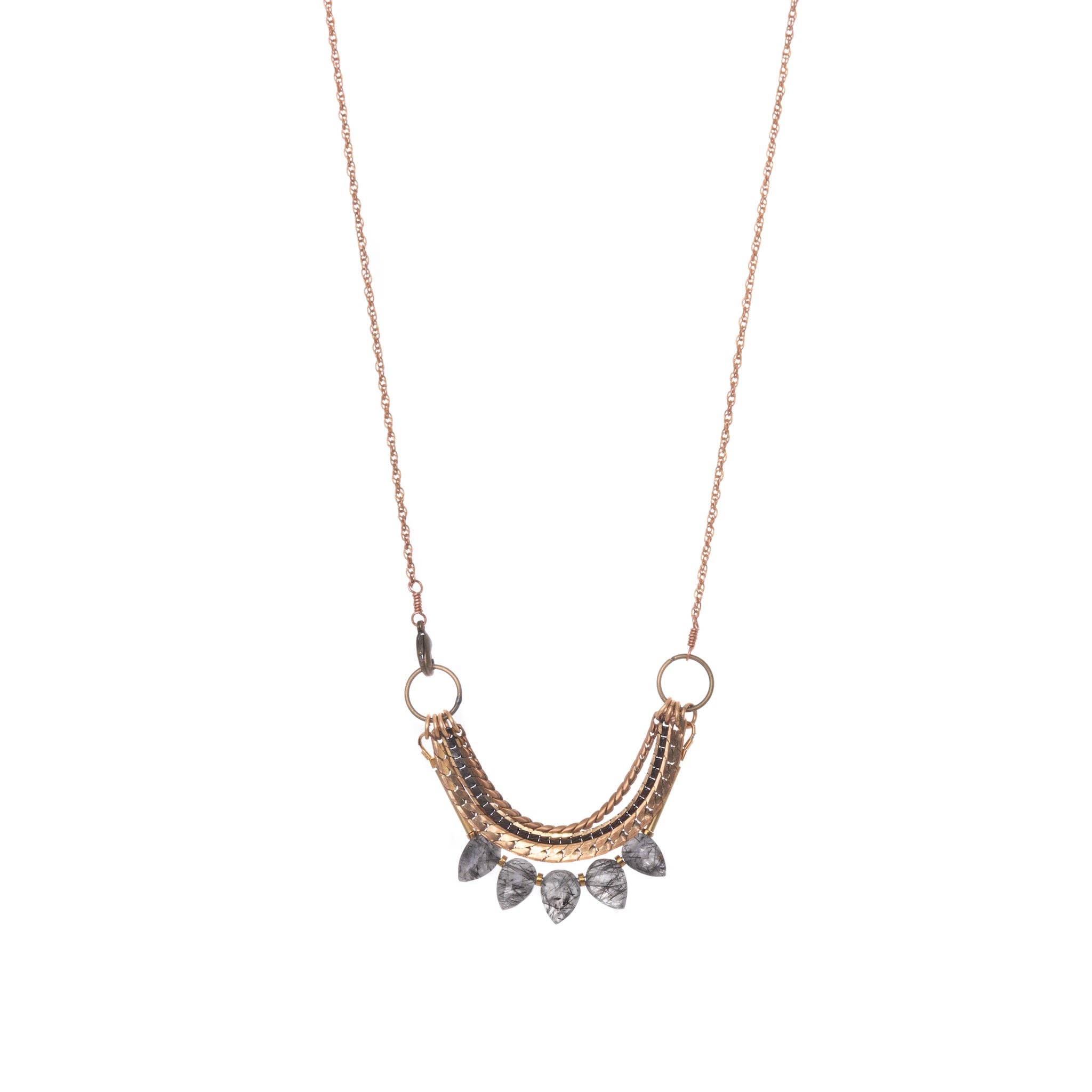 Hailey Gerrits - Venta al por mayor Collares con colgantes/abalorios - Collar 2 en 1 Yama2