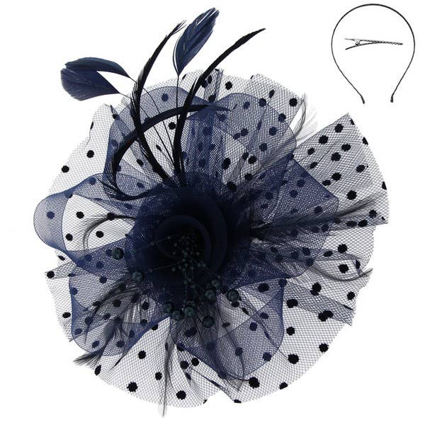 anbfashion - Vente Chapeau bibi – femme - FASCINATEUR EN MAILLE À POIS HTH21808