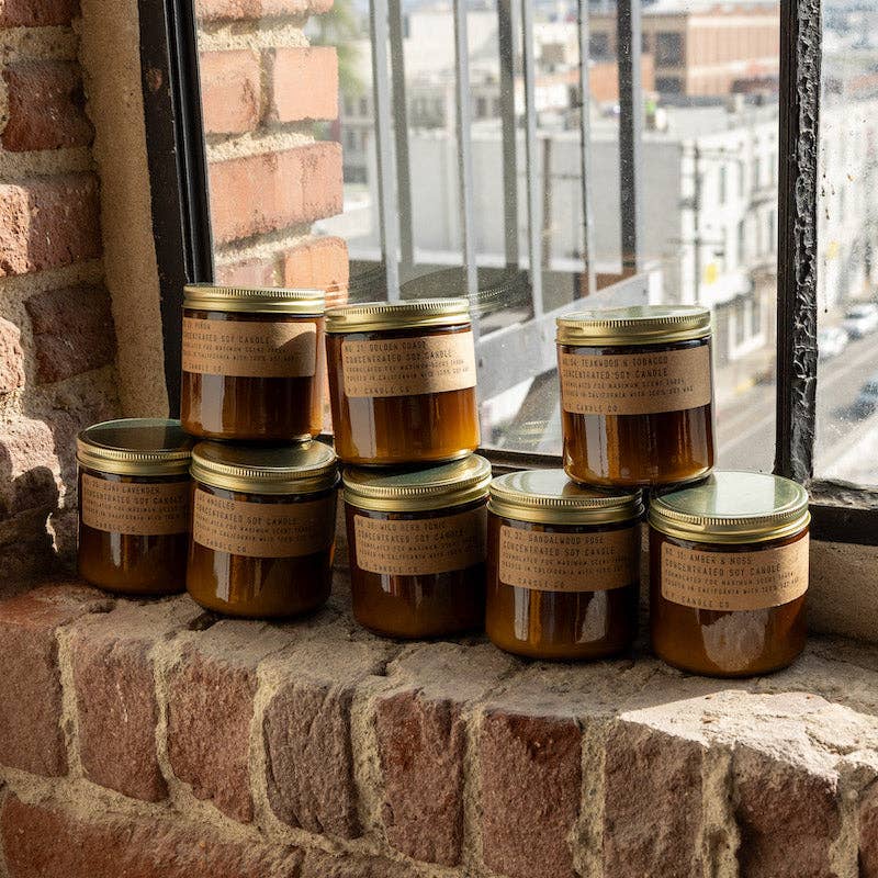 P.F. Candle Co. - Wholesale Jar/Filled Candle - Amber & Moss - Large Concentrated Candle3