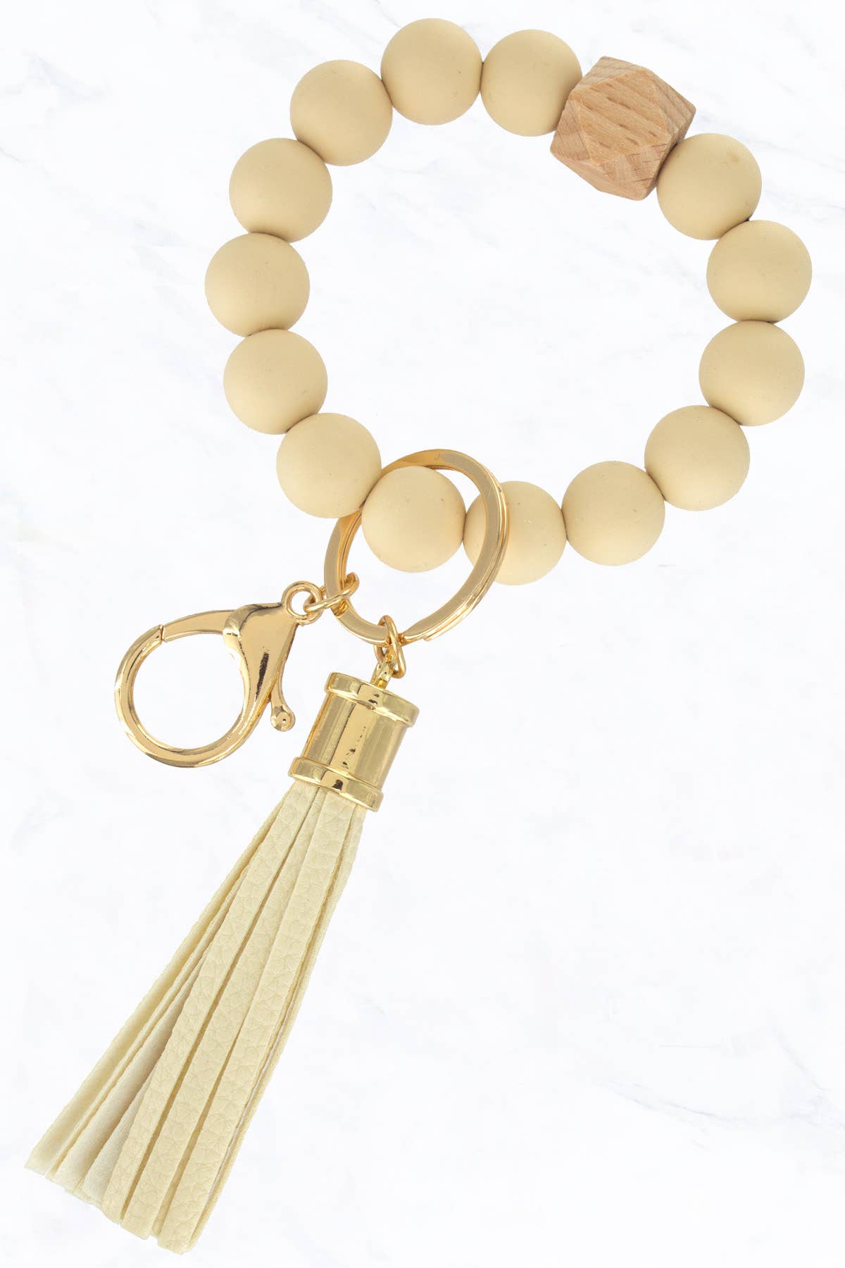 Suzie Q USA - Vente Porte-clés – femme - Porte-clés anneau avec perles en silicone colorées25