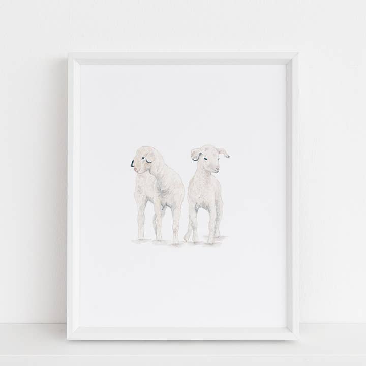 Five and Two Studio – Großhandel Kunstdruck – Bauernhoftiere - Aquarell2