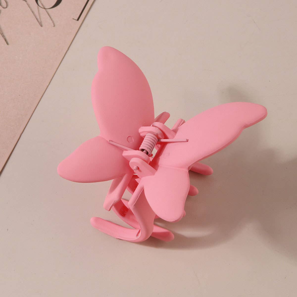 ACCITY - Wholesale Hair Clip - Women's - Matte Butterfly Hair Claw Clip – Strong & Stylish_CWAHA00878