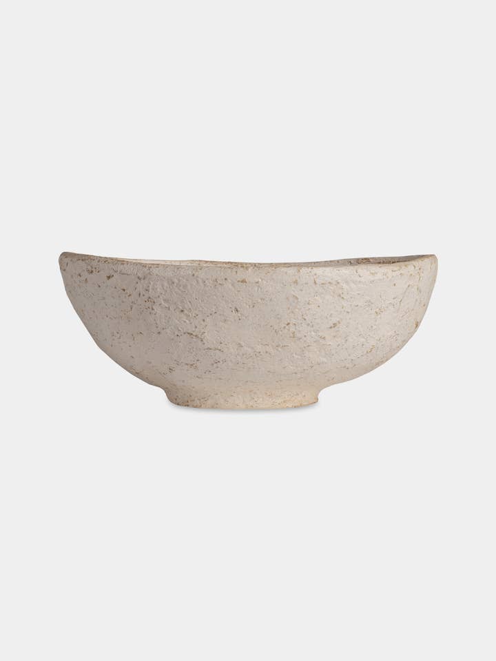Chaand Papermache Bowl (18"x7") for wholesale by Marble Lotus Original