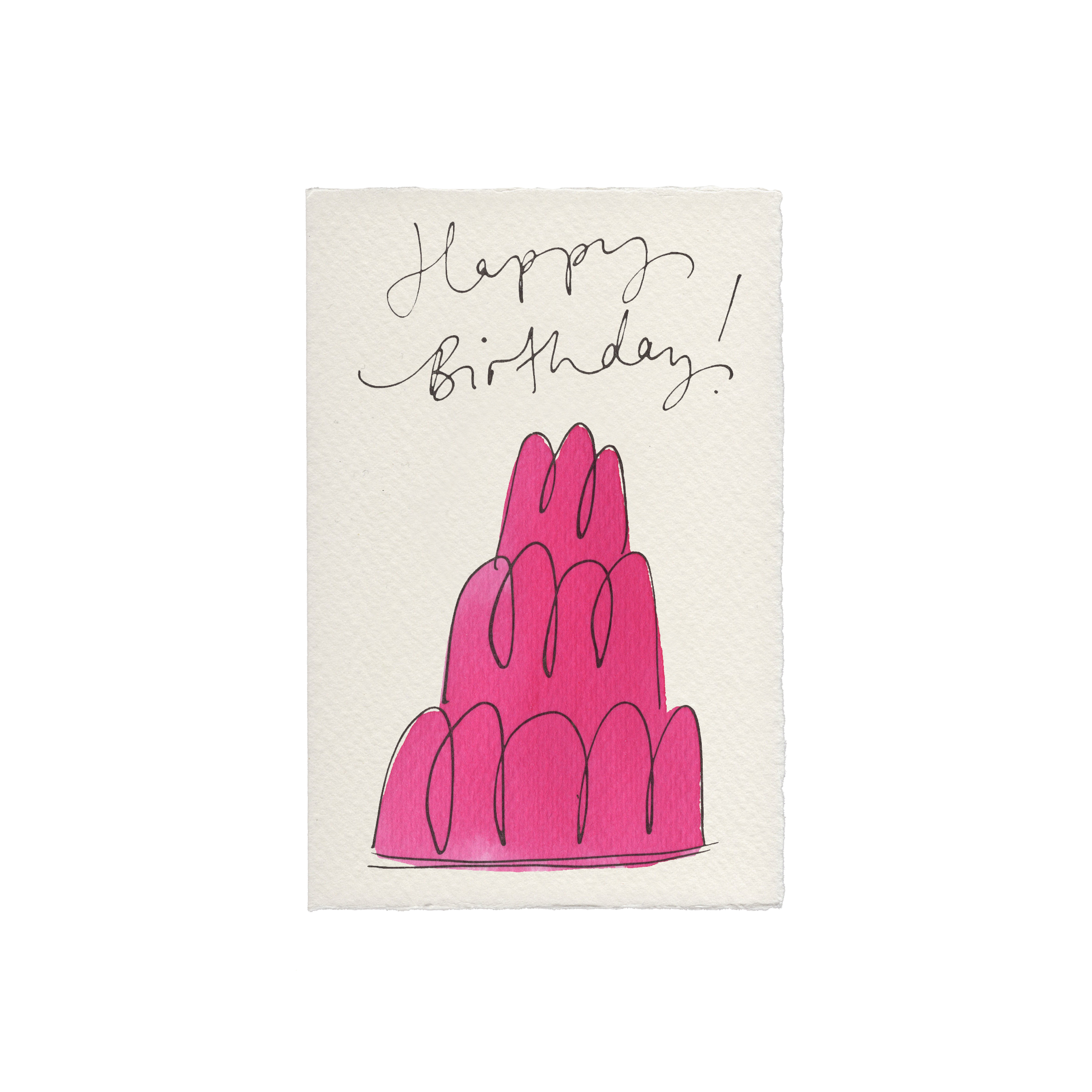 Scribble & Daub – wholesale Birthday card – Jelly Card2