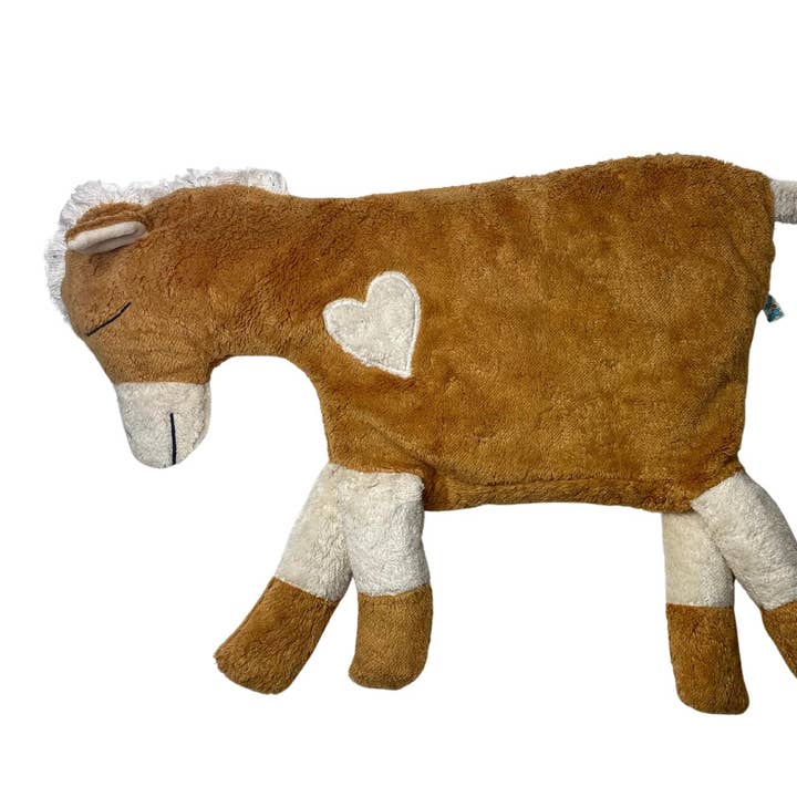 Almofada abraçável orgânica infantil em forma de cavalo “horse”/PH-33/M por atacado de Pat & Patty