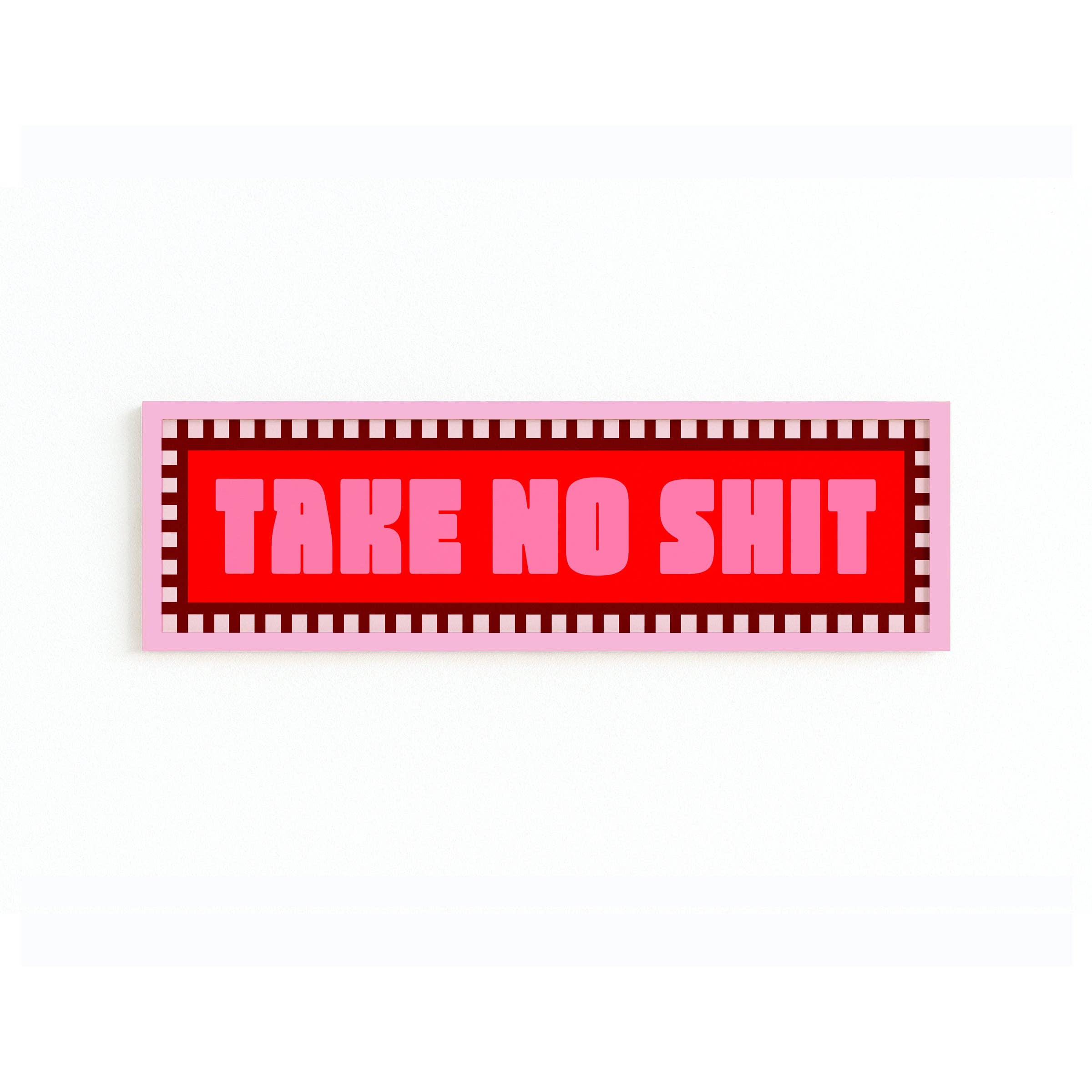 Maddison Ball Creative - Wholesale Art Print - Take No Shit Panoramic Framed Print9