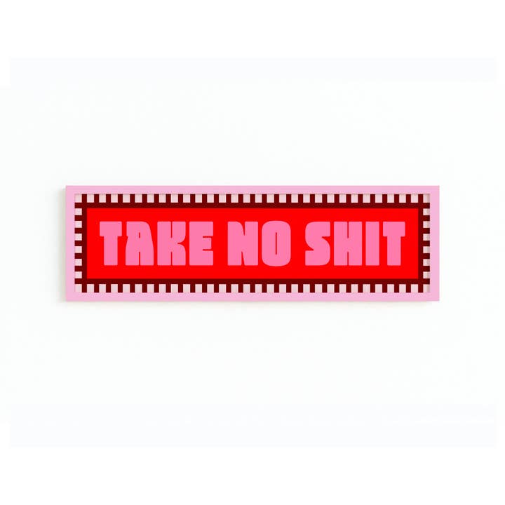 Maddison Ball Creative - Wholesale Art Print - Take No Shit Panoramic Framed Print9