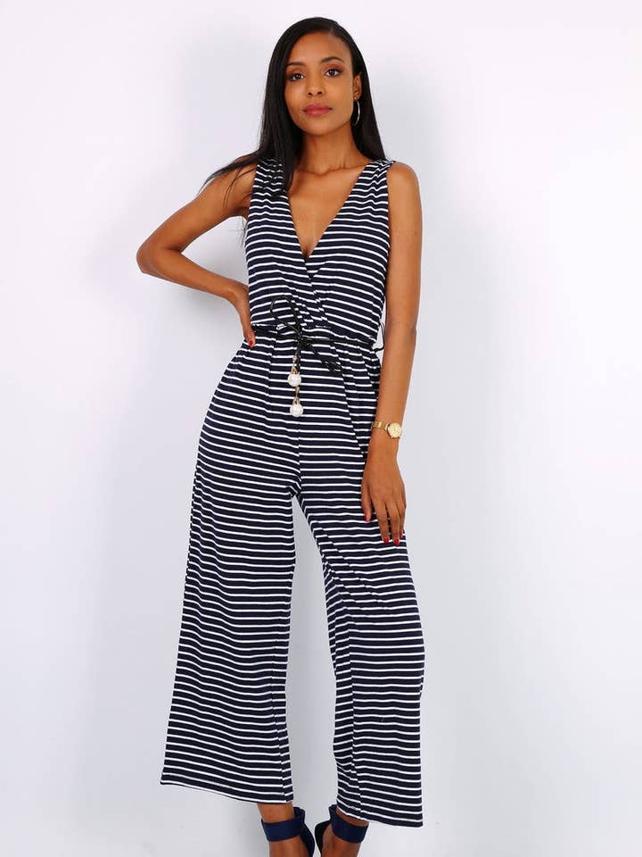 LEA navy blå sømand jumpsuit for engroshandel hos MACMAX