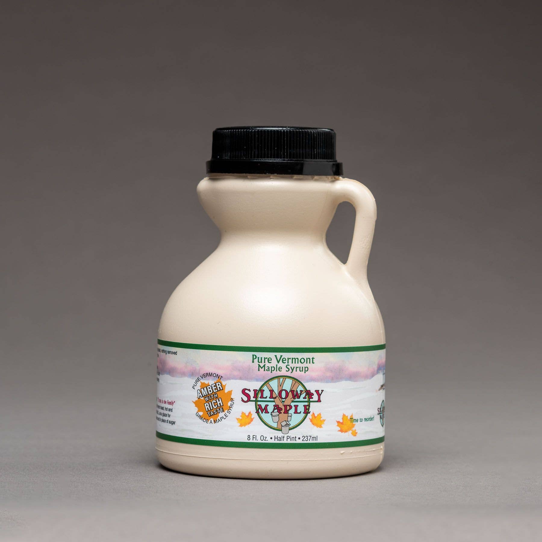 Silloway Maple - Wholesale Maple Syrup - Pure Vermont Woodffired Maple Syrup Jug - Half Pint0