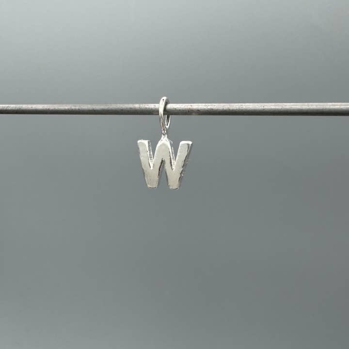 Something Silver - Wholesale Individual Charm/Pendant - Perfect Little Block Letter Initial Charm49