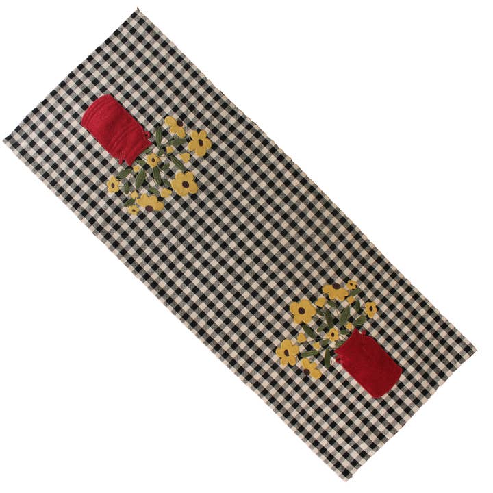 Country Bouquet Table Runner for wholesale by Home Collections by Raghu