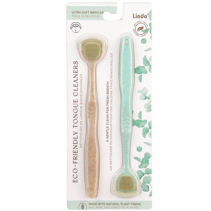Lindo - Wholesale Tongue Scraper - Lindo Eco-Friendly Tongue Cleaner - 2pcs/pk1