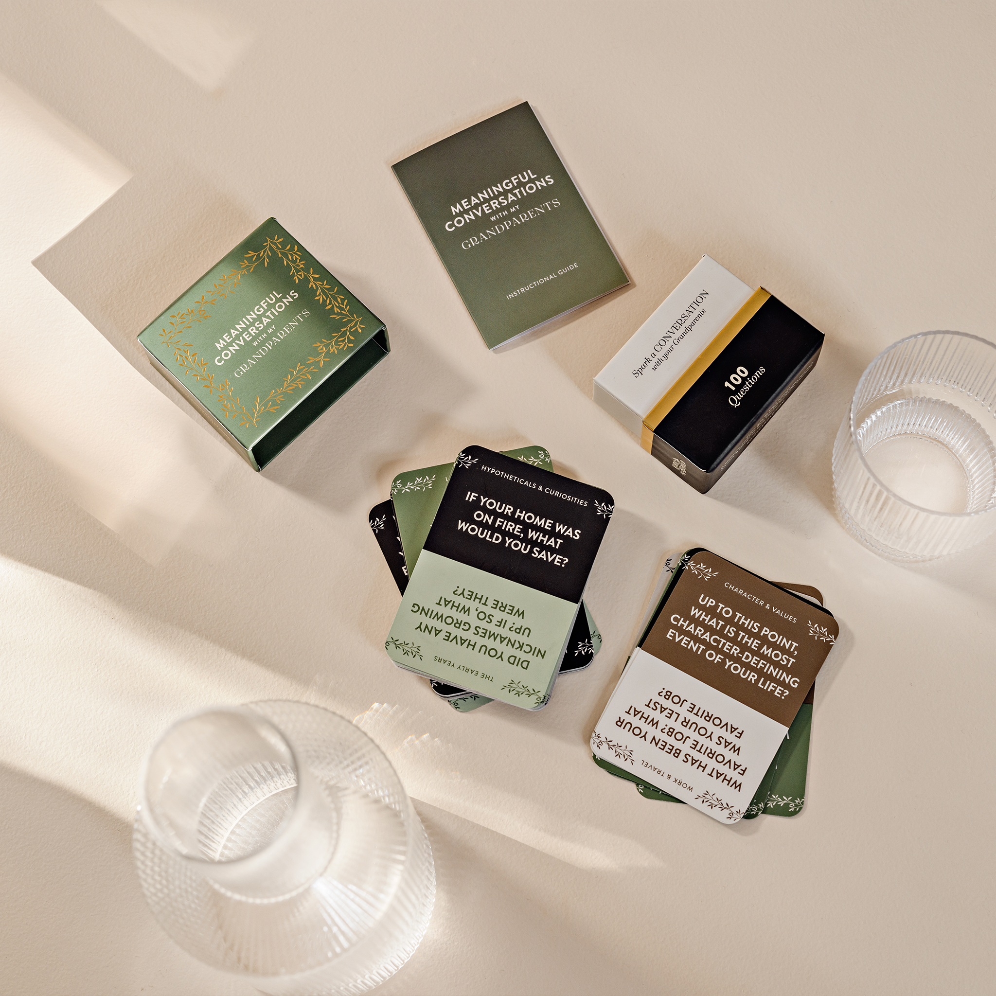 Paige Tate & Co. - Wholesale Stationery/Notecard Set - Meaningful Conversations with My Grandparents Card Deck1