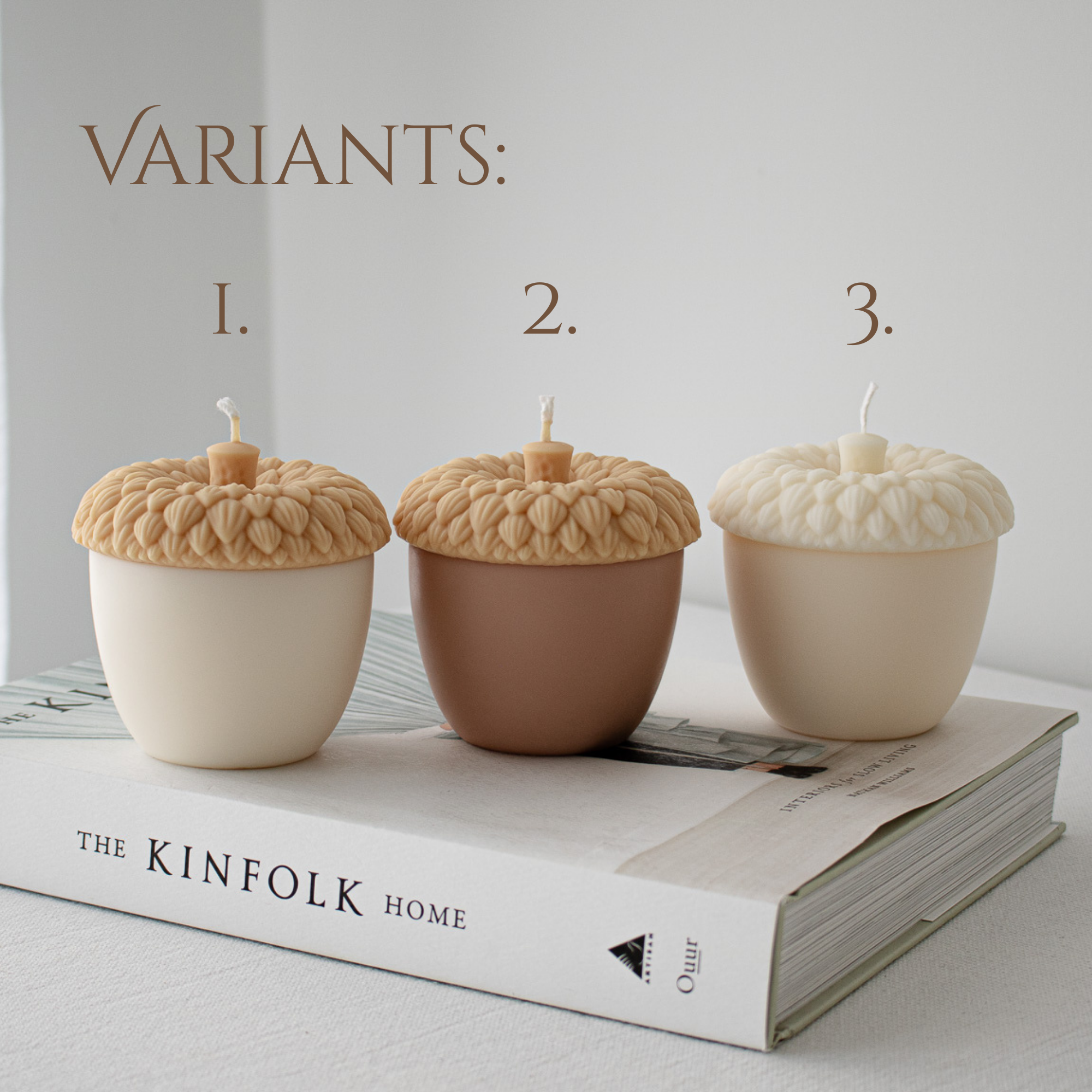 Glowing Harmony Candle Co - Wholesale Novelty Candle - Acorn Candle | Autumn Candles |Christmas Home Decor4