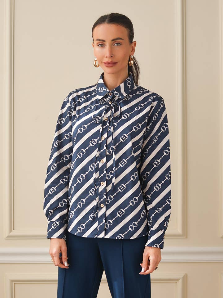 Secretariat Poplin Shirt - Horsebit (Sailor) for wholesale by Care Tucker