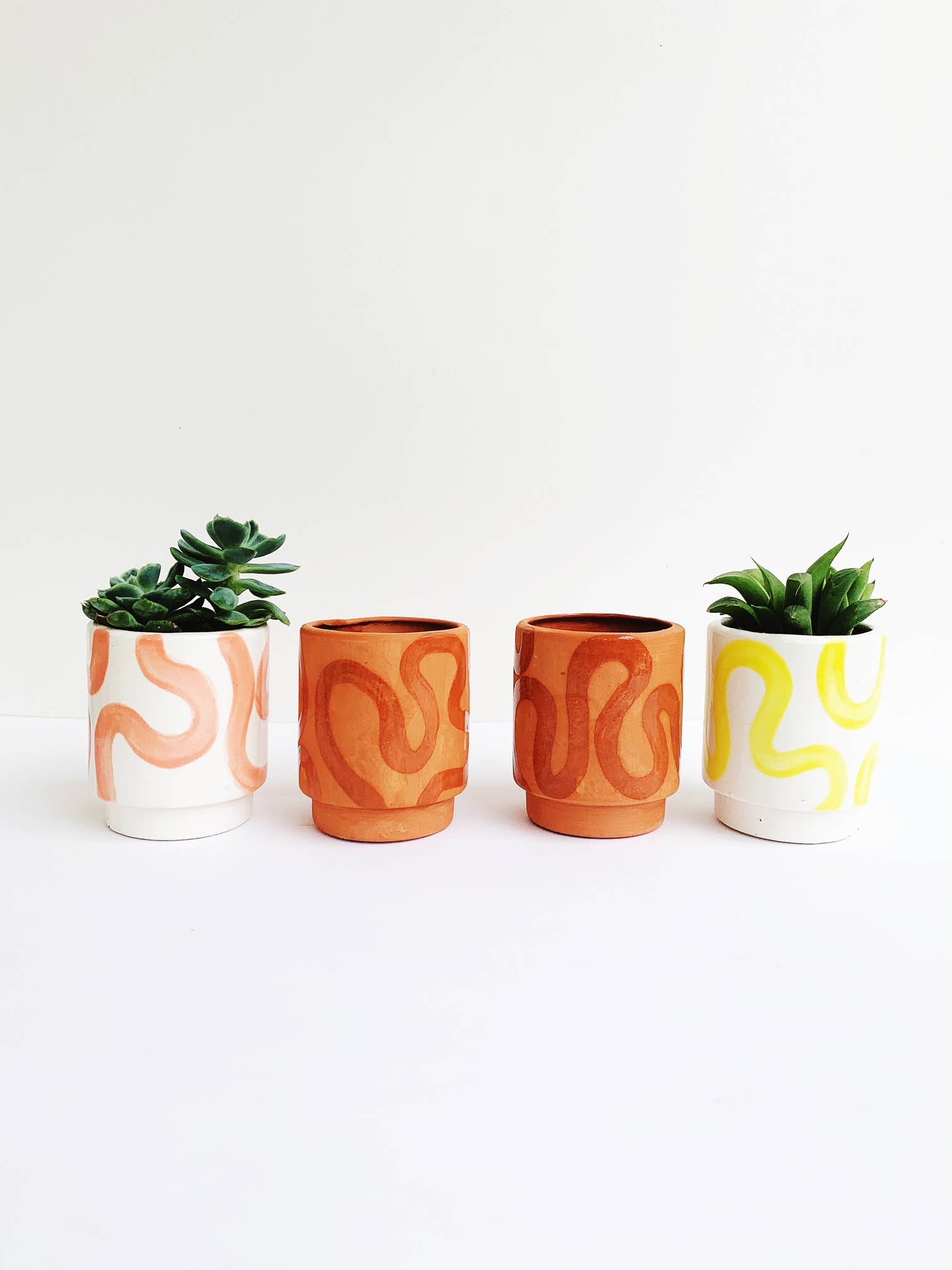 Luna Reece Ceramics - Wholesale Plant Pot - Squiggle Pots7