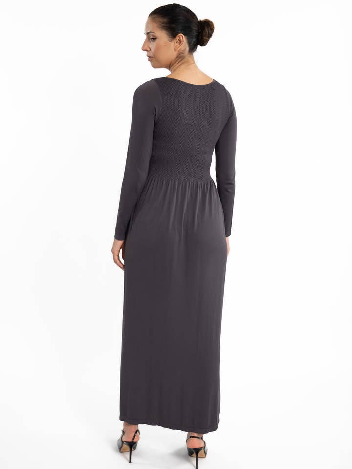 ELIETIAN - Wholesale Dress - Women's - Long Sleeve Maxi Dress3
