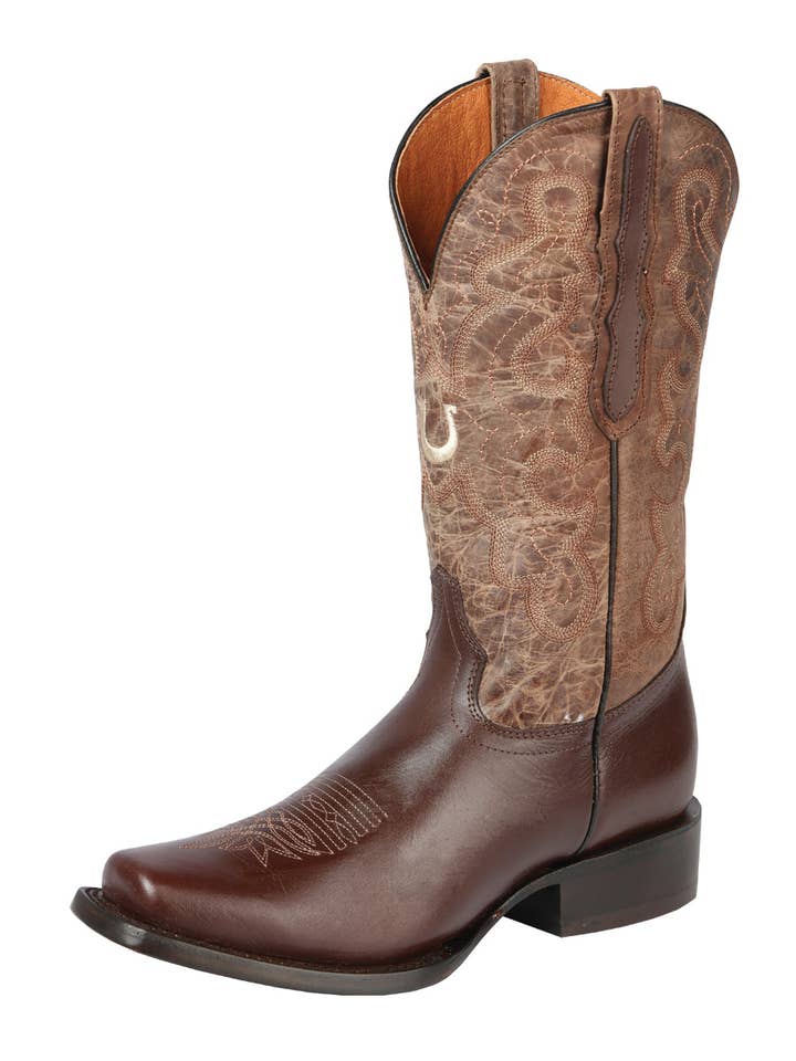 El General Western Wear - Wholesale Cowboy Boots - Women's - Cowboy Boot Rodeo El General - Alazan Brown/Sand 448510