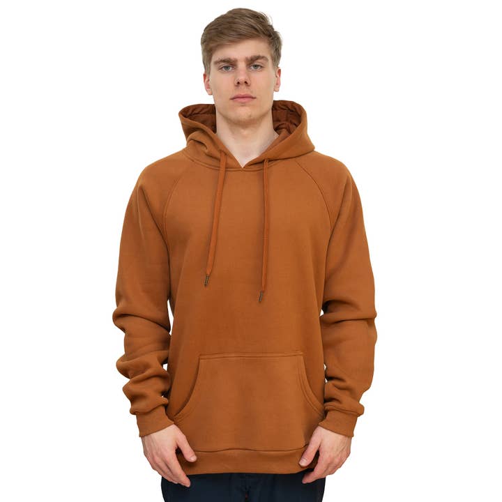 Chandail à capuchon blanc en coton/polyester pour la vente par Somewon