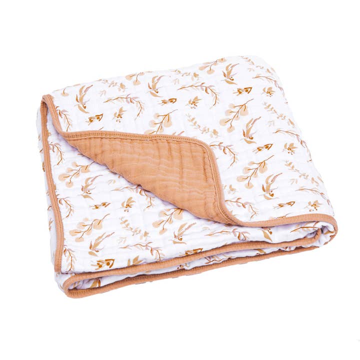 Prairie Floral Quilt for wholesale by Parker Baby Co.