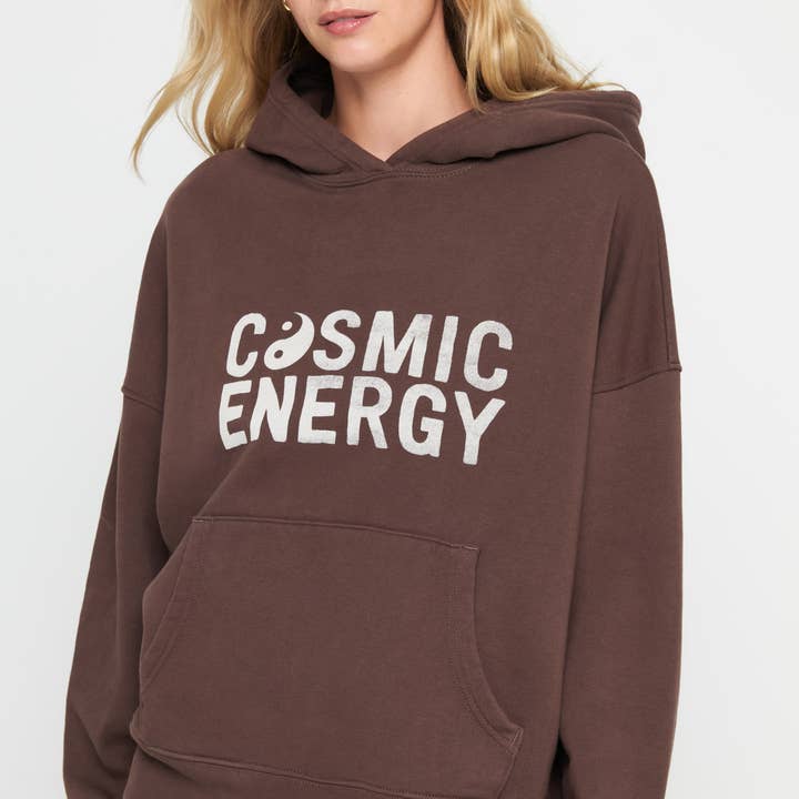 Felpa con cappuccio Cosmic Energy Easy per la vendita all'ingrosso da parte di Spiritual Gangster