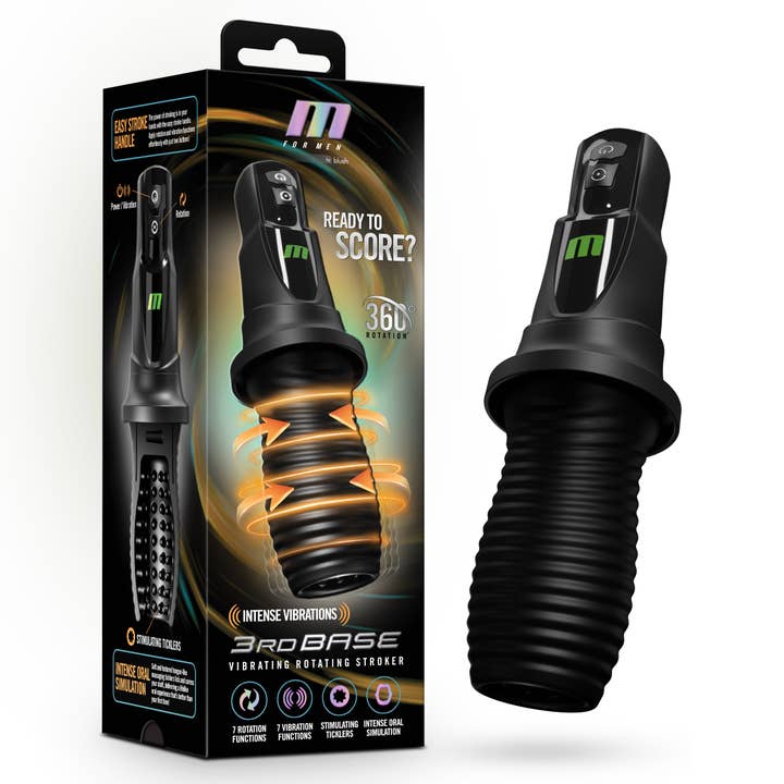 Blush - Wholesale Sex Toy - M for Men - 3rd Base - Black