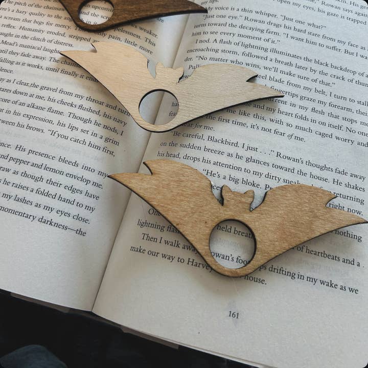 Ghoul Mom Designs - Wholesale Bookmark - Bat Book Page Holder | Thumb Page Holder| Bookmark Spooky