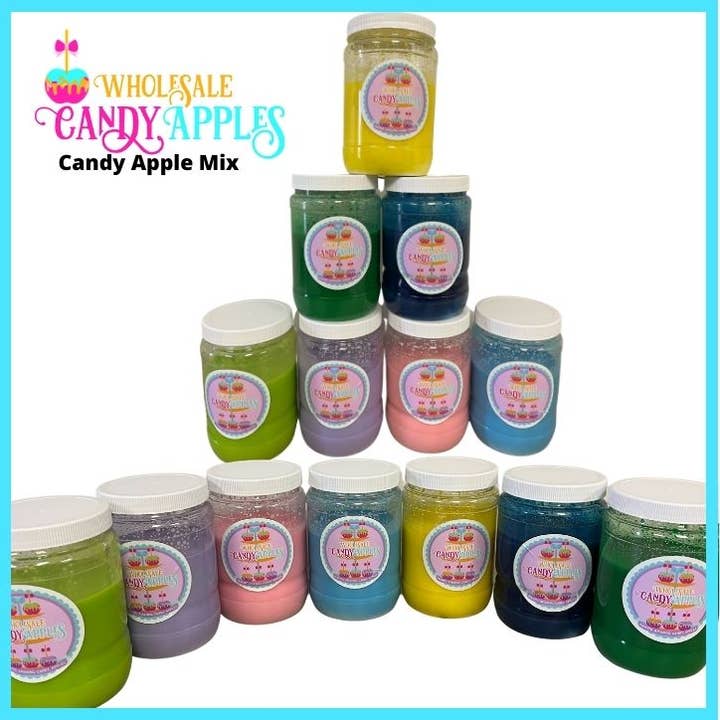 Wholesale Candy Apples - Vente Coffret de cuisine - « JUST MIX » - Mélange de bonbons à la pomme rose pâle1