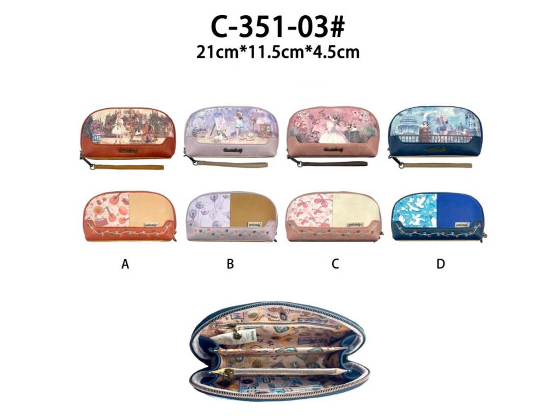 Chenson & Gorett - Wholesale Wallet - Women's - Women's Wallet with Sweet Candy Doll and Handle C351-03