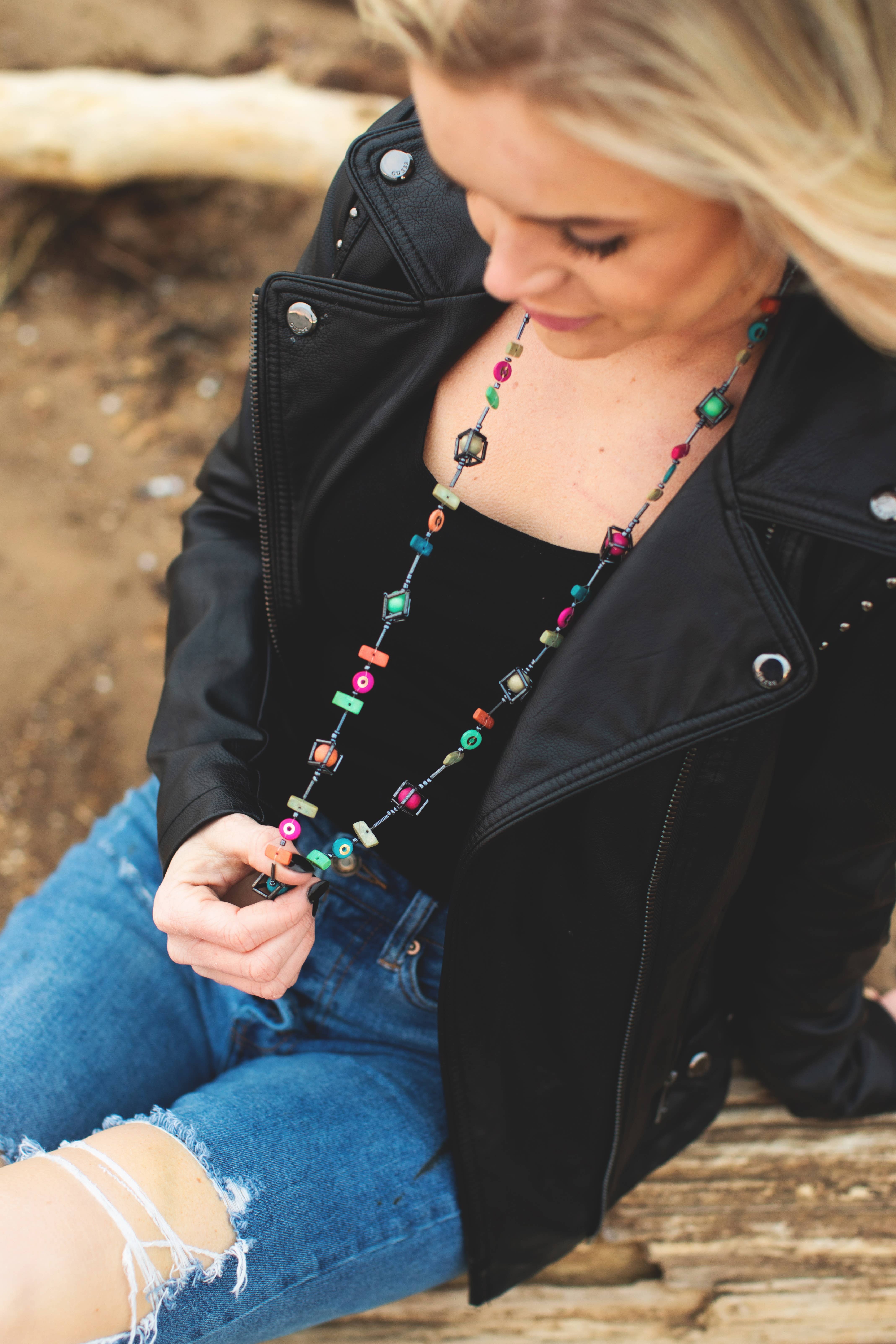 Bamboo Trading Company – Engroshandel Perlehalskæde – Fair og firkantet halskæde fed1