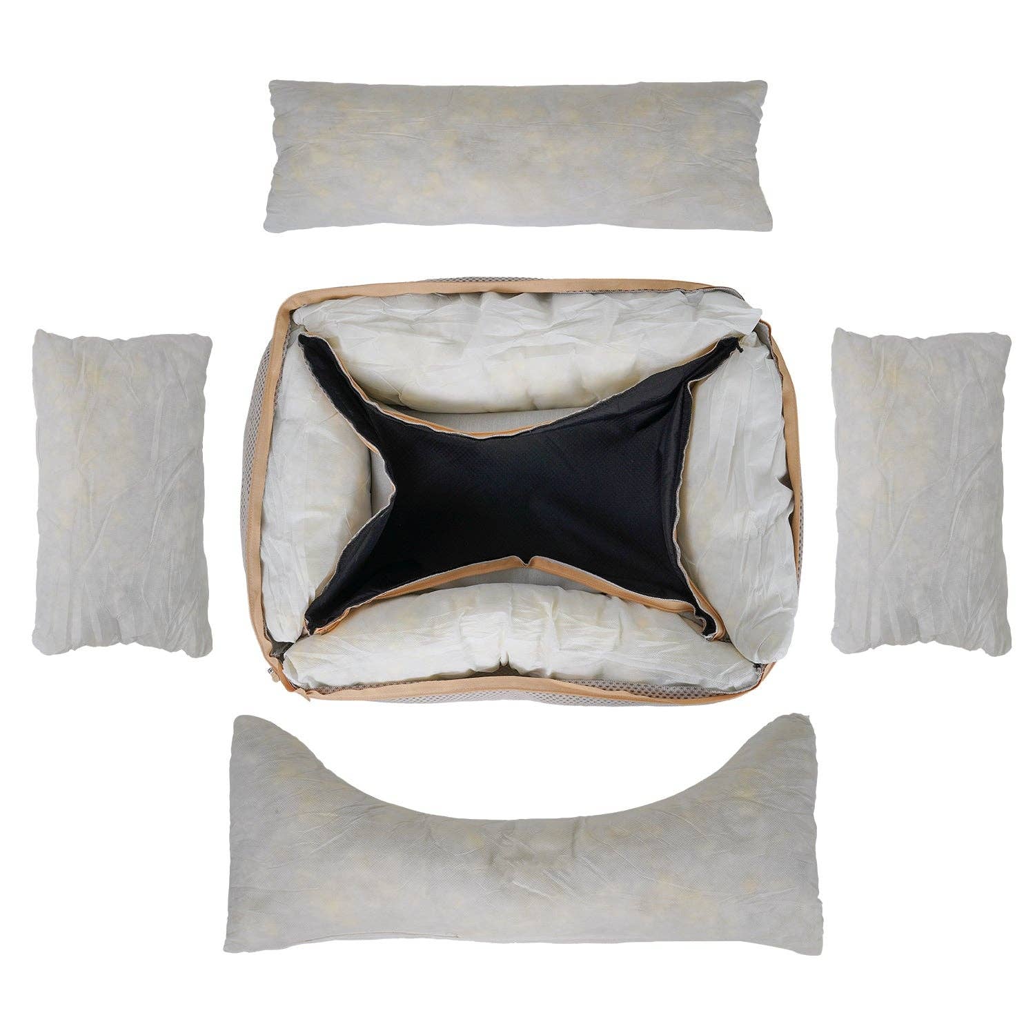 Ralph & Co – wholesale Pet bed – Dog – Orthopedic Memory Foam Dog Bed With Removable Covers | Beige10