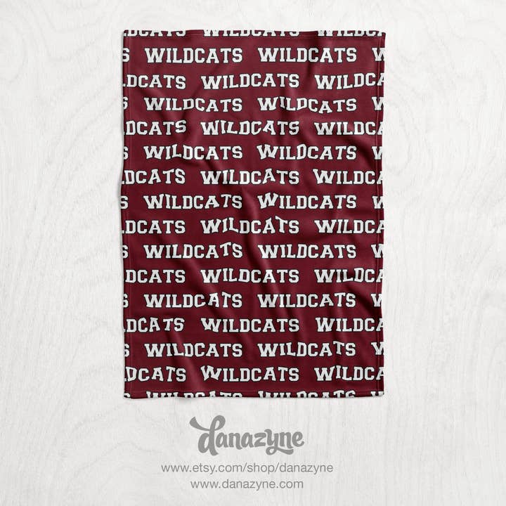 Personalized Sports Repeating Team Name Plush Minky Blanket and other Purchase wholesale custom printed fleece blankets. Free returns & net 60 terms on Faire trending on Faire.